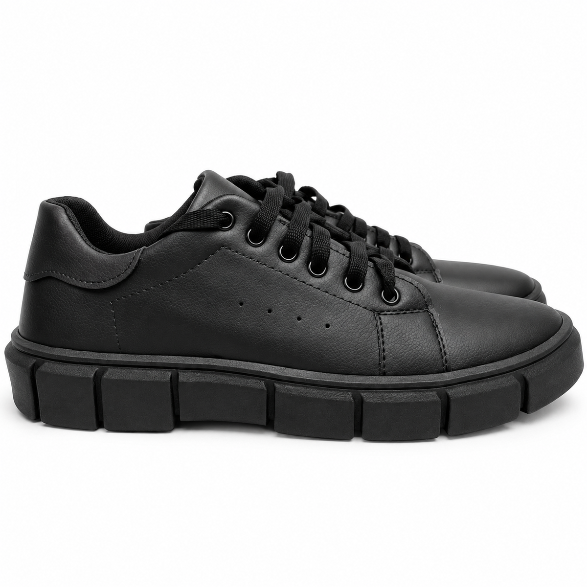 TÊNIS MASCULINO CASUAL TRACTOR PRETO