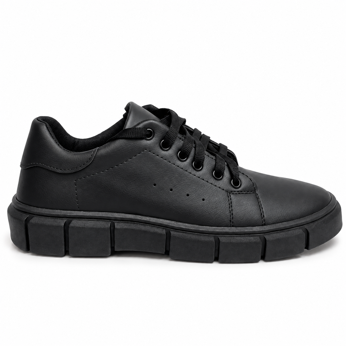 TÊNIS MASCULINO CASUAL TRACTOR PRETO