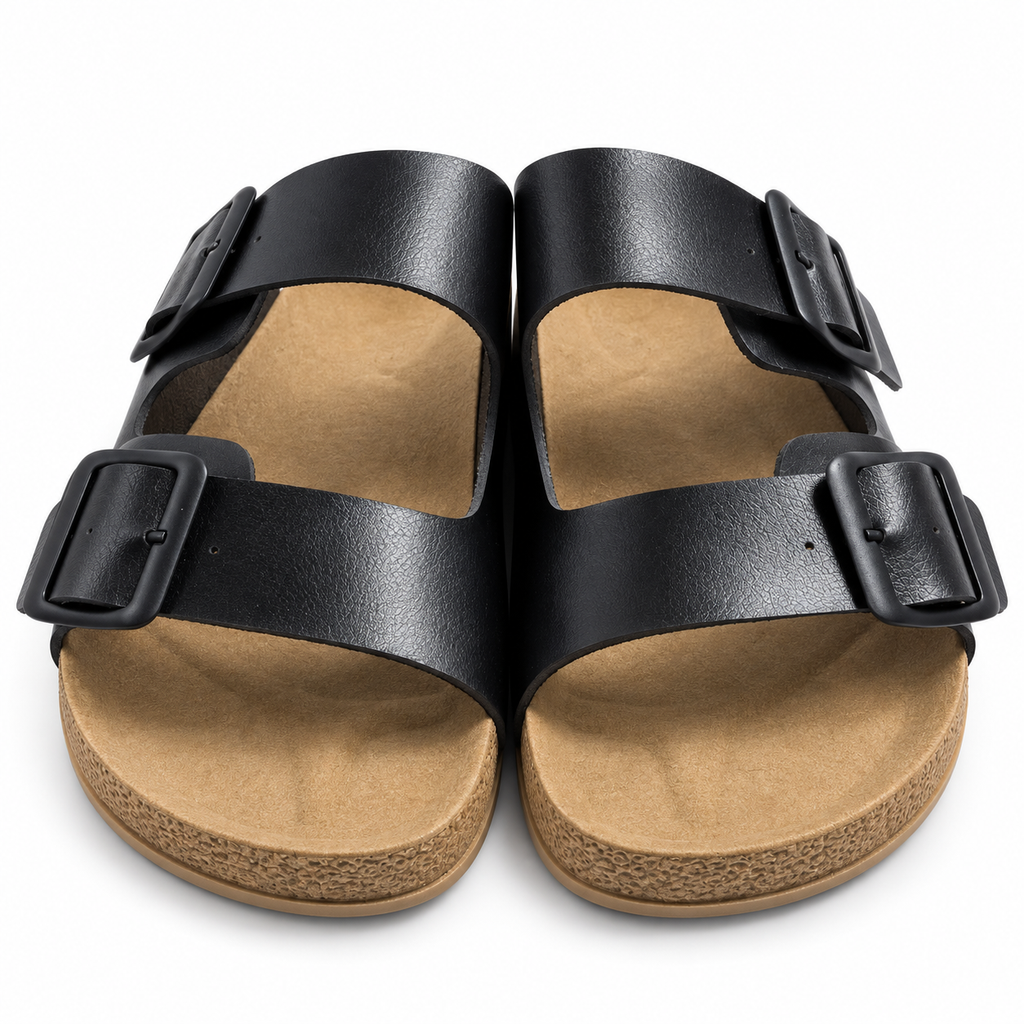 SANDÁLIA BIRKEN MASCULINA COM DUAS FIVELAS
