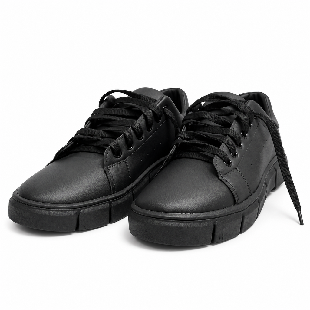 TÊNIS MASCULINO CASUAL TRACTOR PRETO