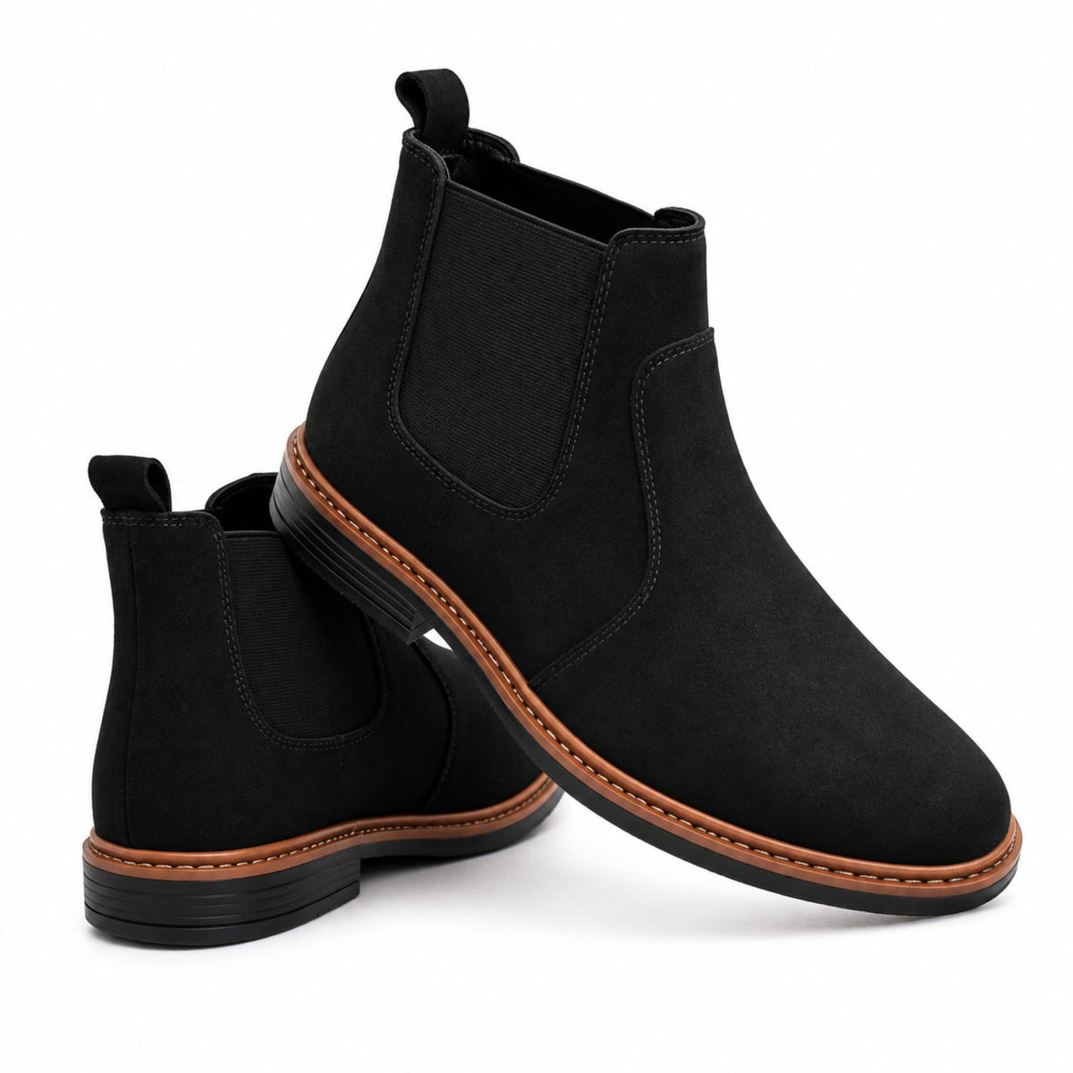 Bota Chelsea Masculina Preta