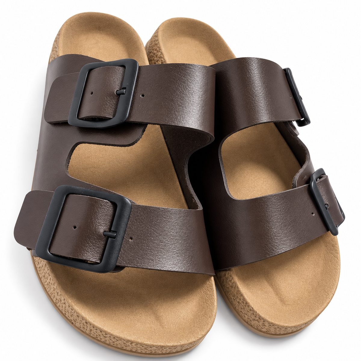 SANDÁLIA BIRKEN MASCULINA COM DUAS FIVELAS